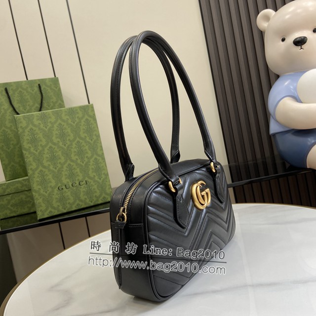 Gucci專櫃古馳最新款MARMONT小號手提包小頂柄包 jh2271型號：795199